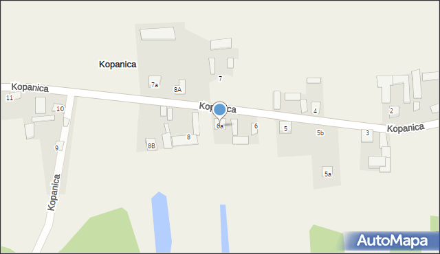 Kopanica, Kopanica, 6a, mapa Kopanica