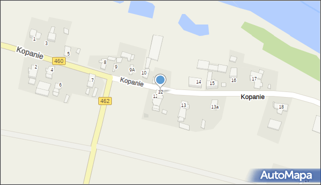 Kopanie, Kopanie, 12, mapa Kopanie