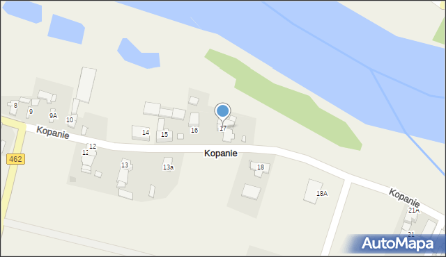 Kopanie, Kopanie, 17, mapa Kopanie