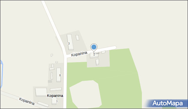 Kopanina, Kopanina, 2, mapa Kopanina