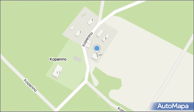 Kopanino, Kopanino, 2, mapa Kopanino