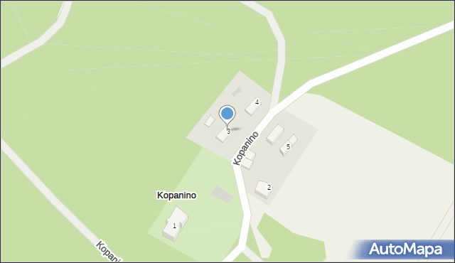 Kopanino, Kopanino, 3, mapa Kopanino