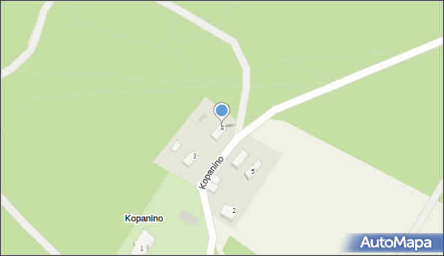 Kopanino, Kopanino, 4, mapa Kopanino