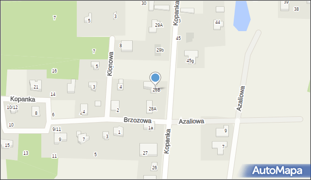 Kopanka, Kopanka, 28B, mapa Kopanka