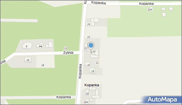 Kopanka, Kopanka, 4, mapa Kopanka