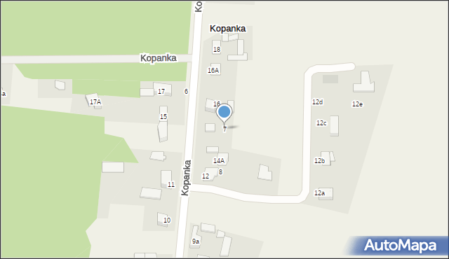 Kopanka, Kopanka, 7, mapa Kopanka