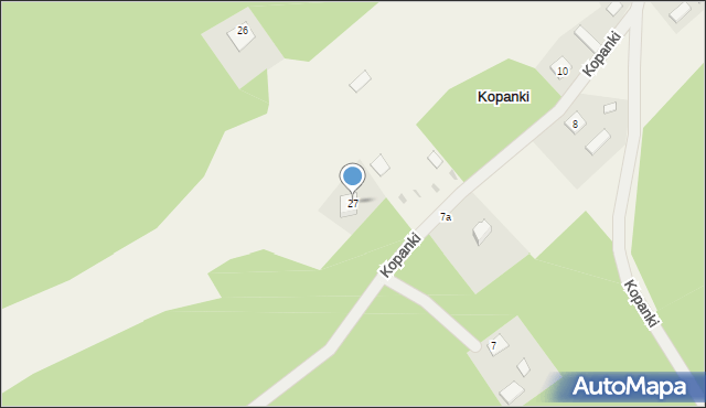Kopanki, Kopanki, 27, mapa Kopanki