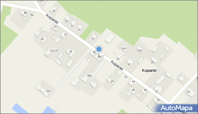 Kopanki, Kopanki, 38, mapa Kopanki