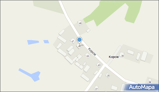 Kopcie, Kopcie, 46, mapa Kopcie