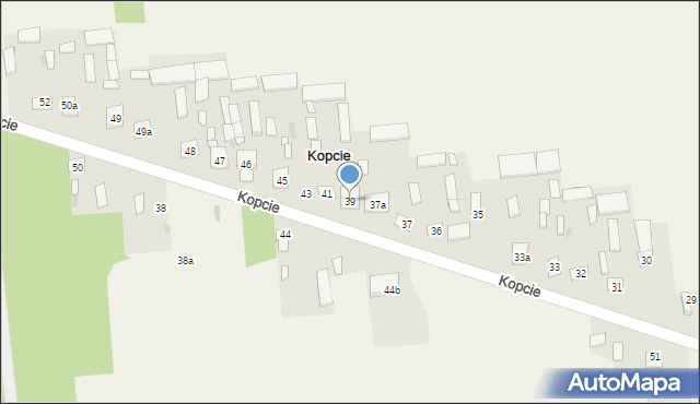 Kopcie, Kopcie, 39, mapa Kopcie