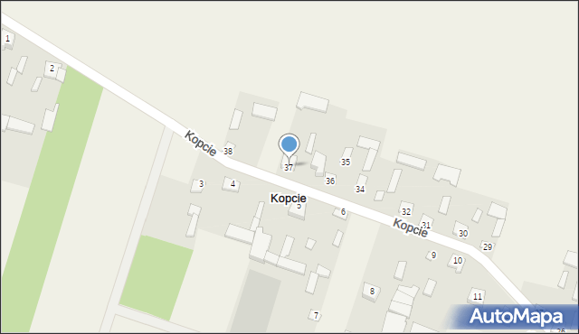 Kopcie, Kopcie, 37, mapa Kopcie