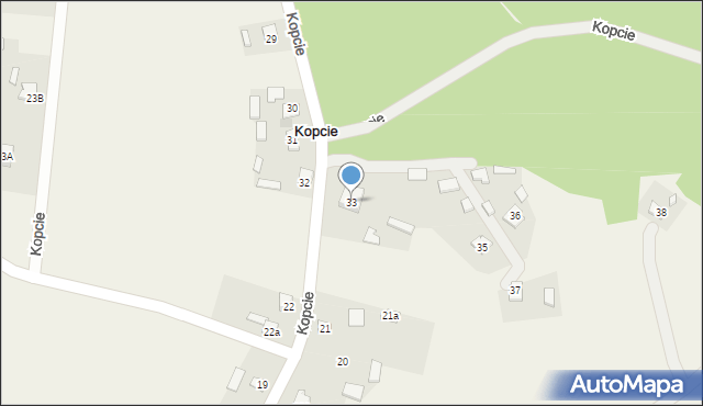 Kopcie, Kopcie, 33, mapa Kopcie