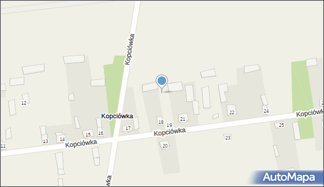 Kopciówka, Kopciówka, 19, mapa Kopciówka