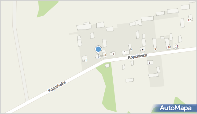 Kopciówka, Kopciówka, 2, mapa Kopciówka