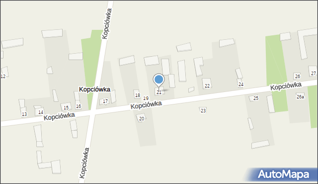 Kopciówka, Kopciówka, 21, mapa Kopciówka