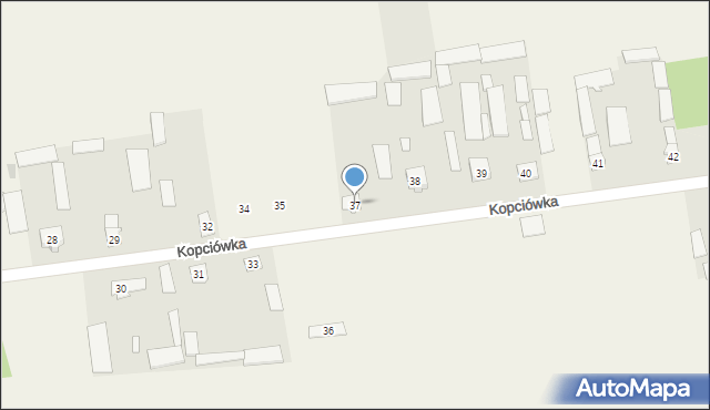 Kopciówka, Kopciówka, 37, mapa Kopciówka