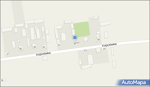 Kopciówka, Kopciówka, 42, mapa Kopciówka