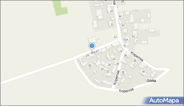 Kopernia, Kopernia, 28, mapa Kopernia