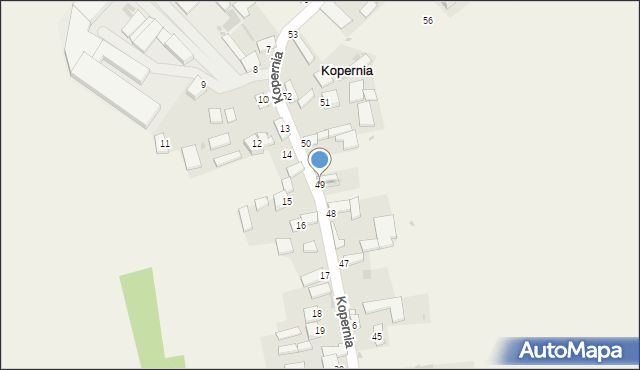 Kopernia, Kopernia, 49, mapa Kopernia