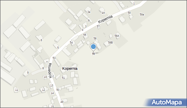 Kopernia, Kopernia, 56, mapa Kopernia