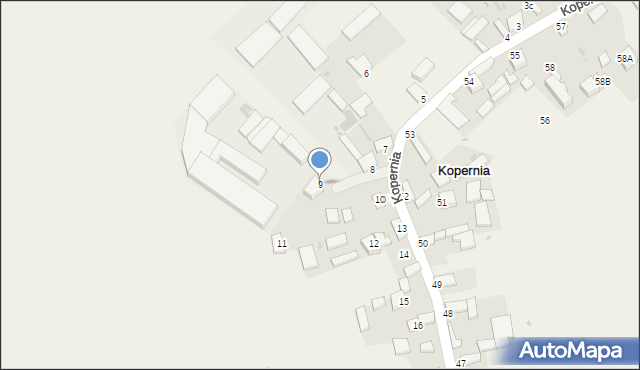 Kopernia, Kopernia, 9, mapa Kopernia