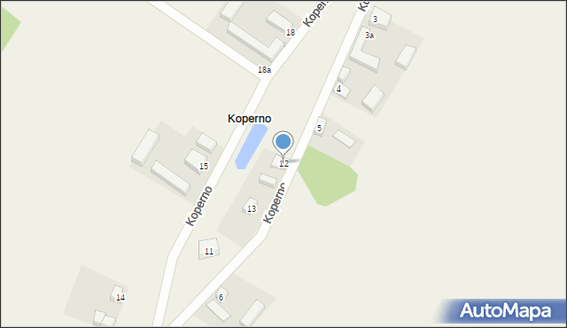 Koperno, Koperno, 12, mapa Koperno