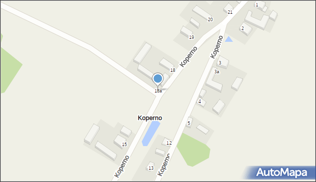 Koperno, Koperno, 18a, mapa Koperno