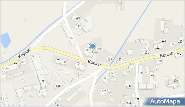 Kopice, Kopice, 118a, mapa Kopice