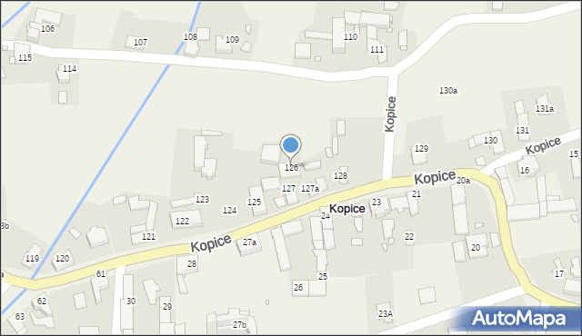 Kopice, Kopice, 126, mapa Kopice