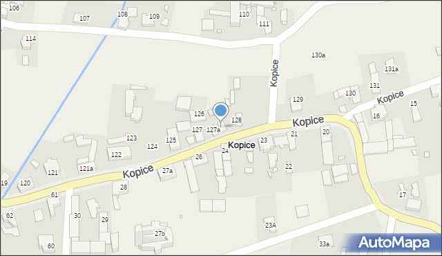 Kopice, Kopice, 127b, mapa Kopice