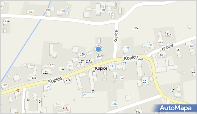 Kopice, Kopice, 128, mapa Kopice