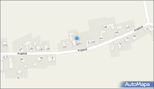Kopice, Kopice, 142, mapa Kopice