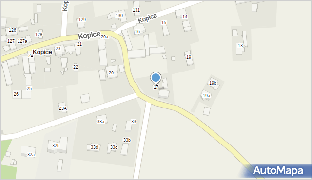 Kopice, Kopice, 18, mapa Kopice