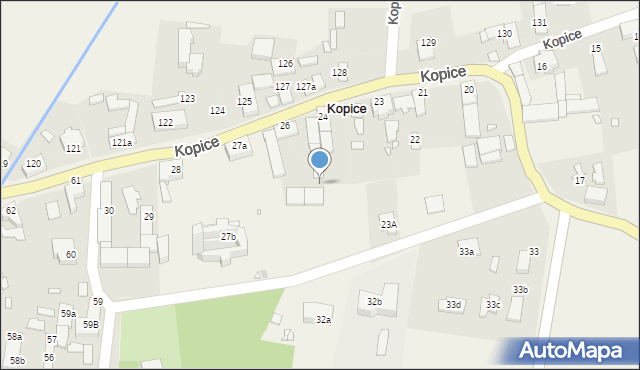 Kopice, Kopice, 25, mapa Kopice