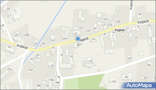 Kopice, Kopice, 28, mapa Kopice