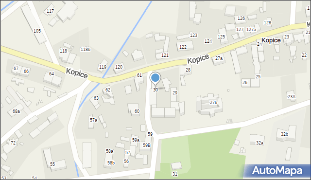 Kopice, Kopice, 30, mapa Kopice