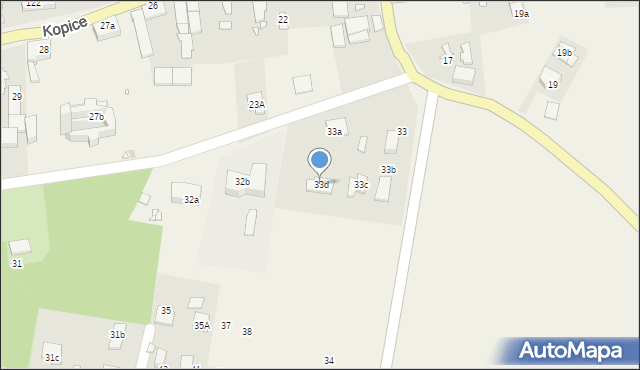 Kopice, Kopice, 33d, mapa Kopice