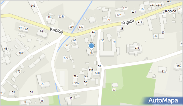 Kopice, Kopice, 60, mapa Kopice