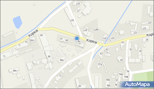 Kopice, Kopice, 65/1, mapa Kopice