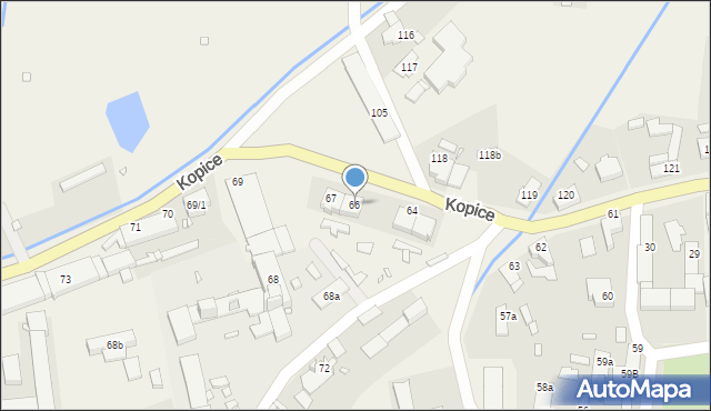 Kopice, Kopice, 66, mapa Kopice