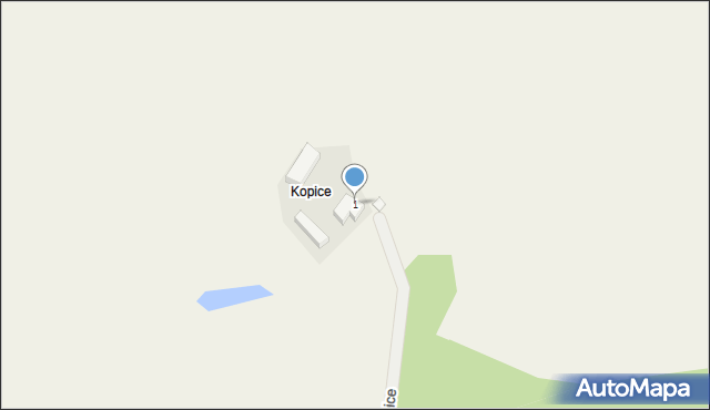 Kopice, Kopice, 1, mapa Kopice