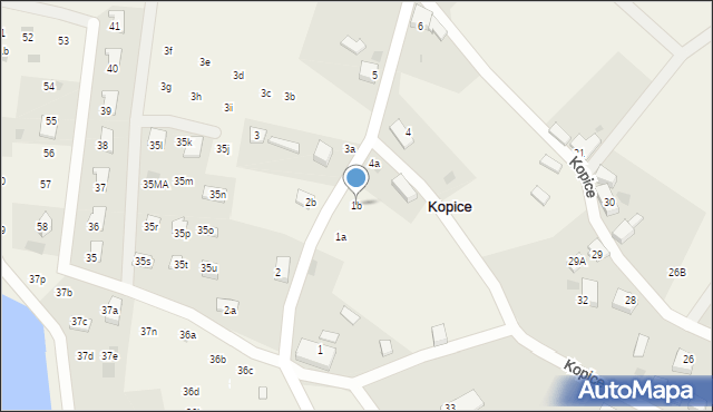 Kopice, Kopice, 1b, mapa Kopice