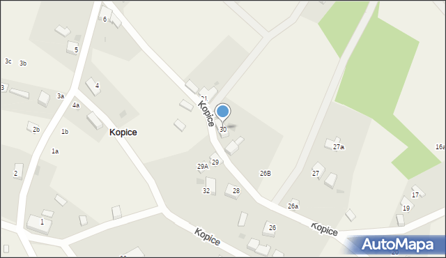 Kopice, Kopice, 30, mapa Kopice