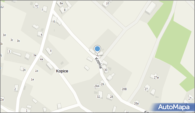 Kopice, Kopice, 31, mapa Kopice