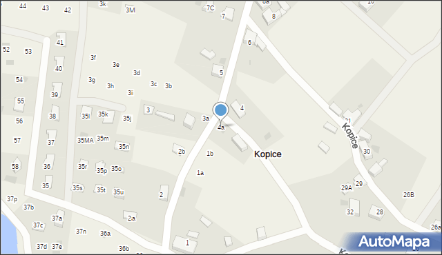 Kopice, Kopice, 4a, mapa Kopice