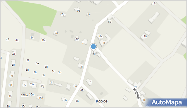 Kopice, Kopice, 6, mapa Kopice