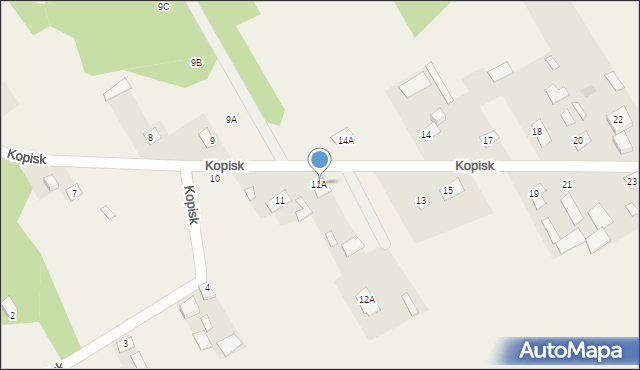 Kopisk, Kopisk, 12, mapa Kopisk