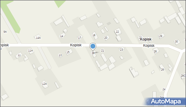 Kopisk, Kopisk, 19, mapa Kopisk