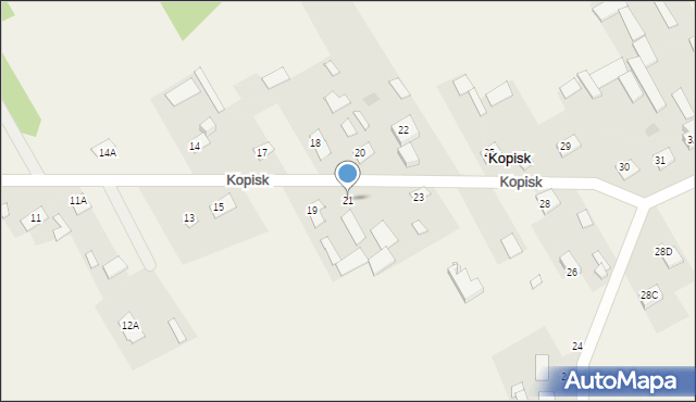 Kopisk, Kopisk, 21, mapa Kopisk