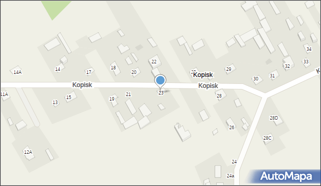 Kopisk, Kopisk, 23, mapa Kopisk